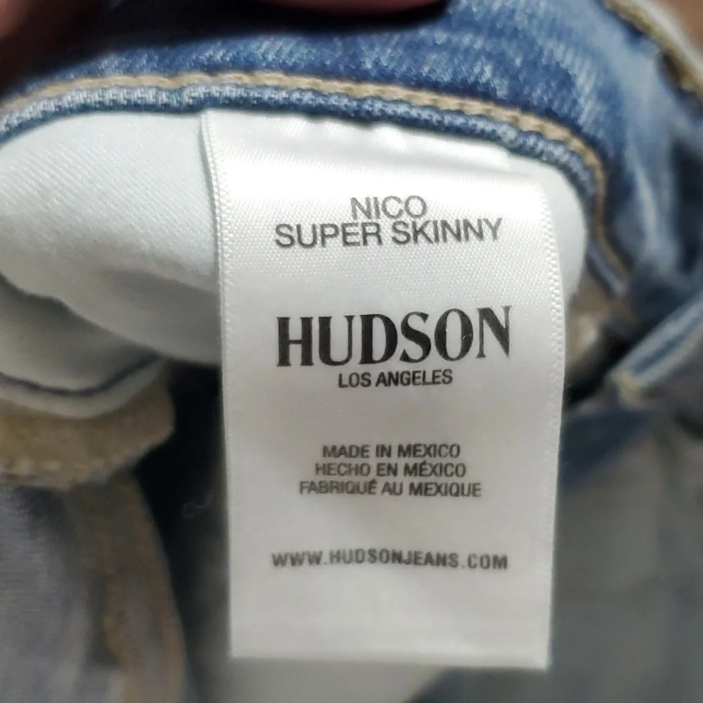 Hudson nico super skinny distressed jeans